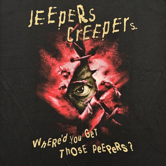 Jeepers Creepers Where'd You Get Those Peppers Horror T-Shirt Size Medium - Picture 2 of 4